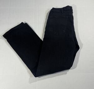Wrangler Authentics Mens Black Straight Leg Jeans 34x32 10ZM100FB